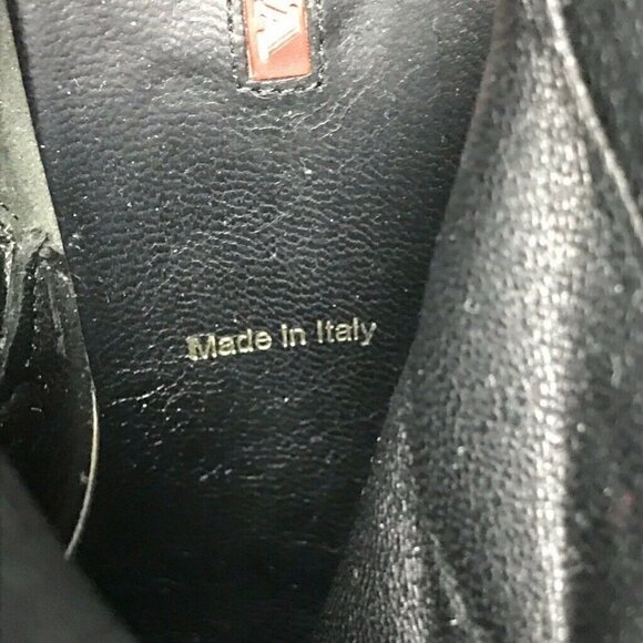 Prada Ankle Boot Booties Shoes Black Leather 6.5 - Picture 11 of 11
